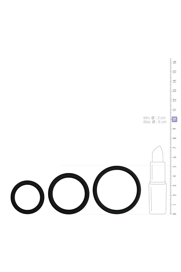 Easytoys Penisring Set mit 3 Ringgrößen