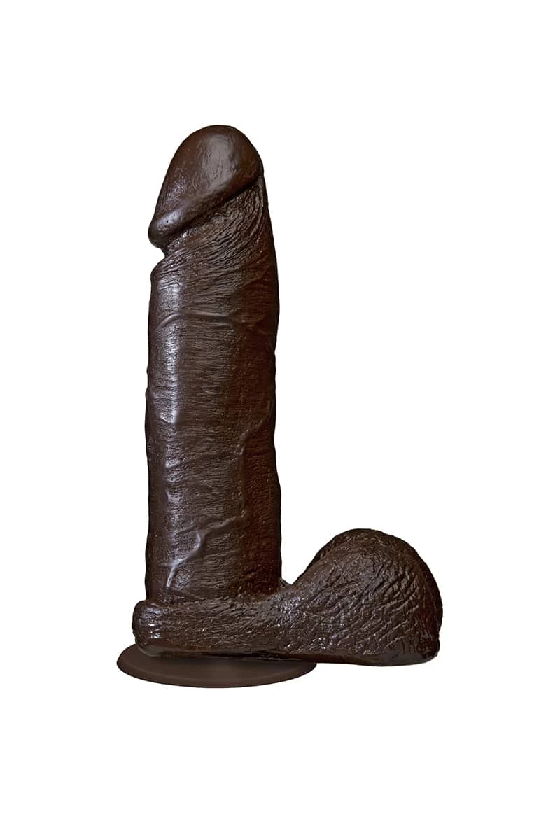 Doc Johnson Realistic Cocks 10 Inch – Schwarz