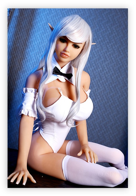 Hentai-Sexpuppe-kurviger-Körper