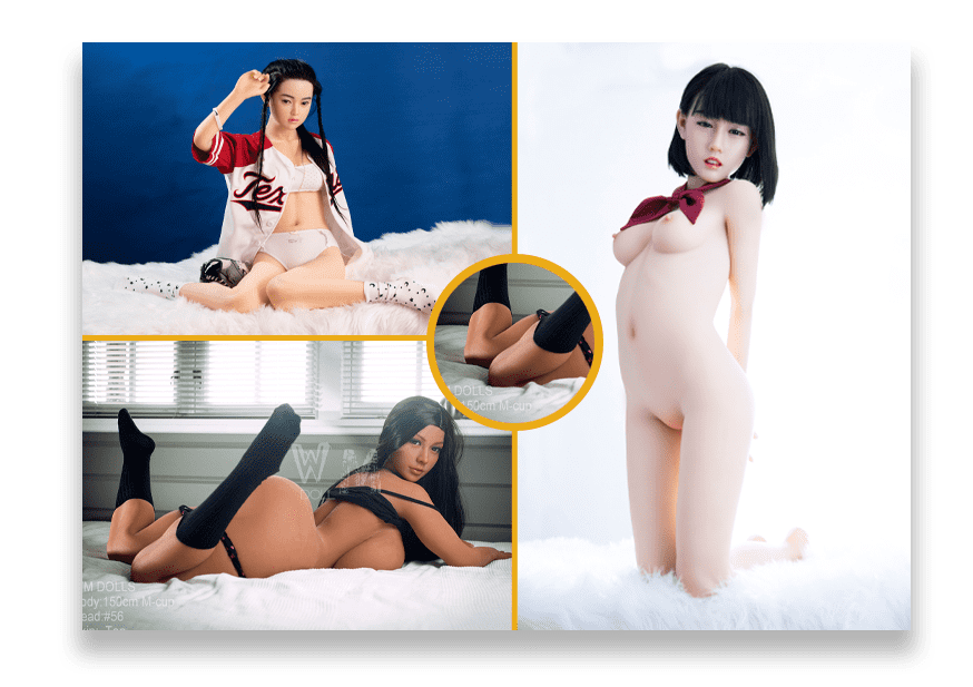 Sehr kleine Love Doll für jede Stellung